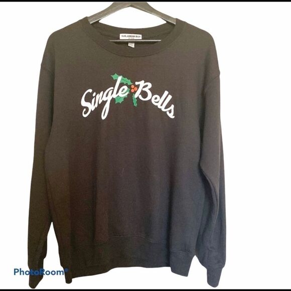 Sub_Urban Riot Single Bells Graphic Sweatshirt Womens Small Christmas Holiday - Picture 1 of 4